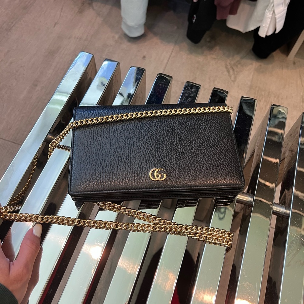 Gucci Marmont Learher mini chain bag